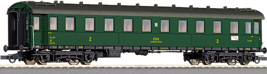 Express train Passenger car 2nd class<br /><a href='images/pictures/Roco/45670.jpg' target='_blank'>Full size image</a>